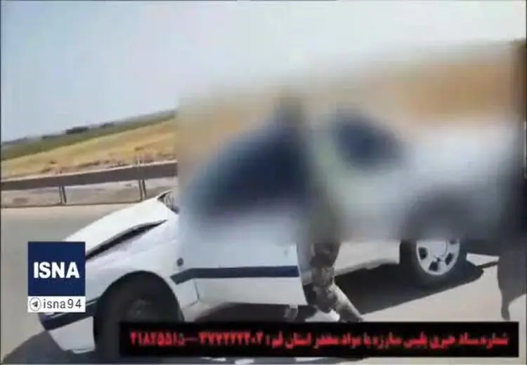تعقیب و گریز نفس‌گیر پلیس و پژویی با ۳۵۰ کیلو مواد مخدر