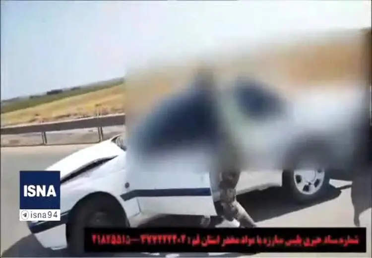 تعقیب و گریز نفس‌گیر پلیس و پژویی با ۳۵۰ کیلو مواد مخدر