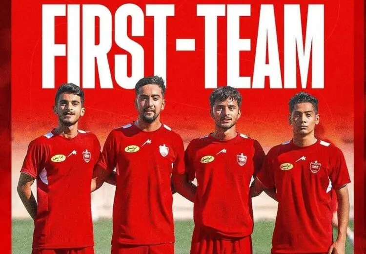 پسر مهدی تارتار در تیم بزرگسالان پرسپولیس
