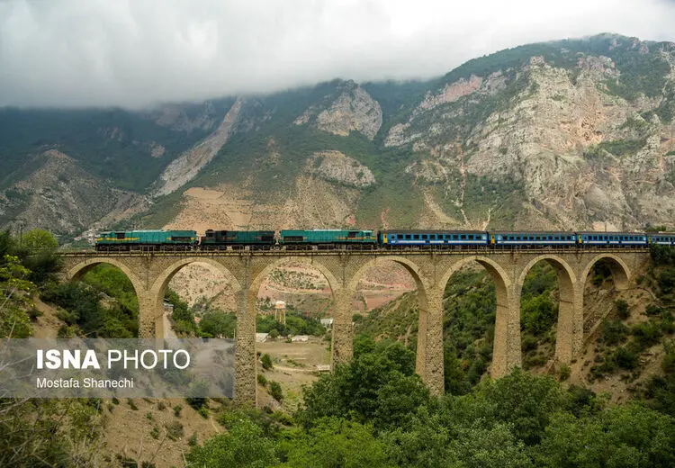 زیبایی‌های مسیر قطار تهران - شمال