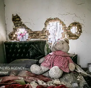 آثار تجاوز اسراییل به مناطق مسکونی تهران