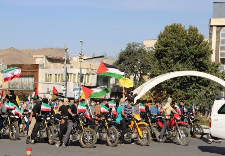 کردستان در حمایت از فلسطین به پا خاست