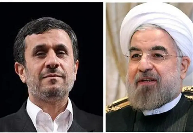 خاطره حسن روحانی از مکالمه عجیبش با احمدی‌نژاد
