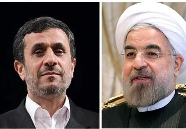 خاطره حسن روحانی از مکالمه عجیبش با احمدی‌نژاد