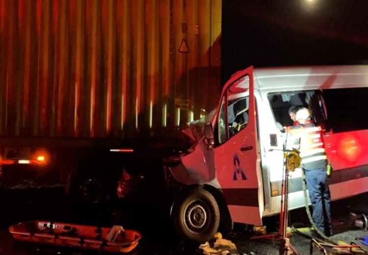 مرگ 10 مکزیکی در تصادف مرگبار دو خودرو