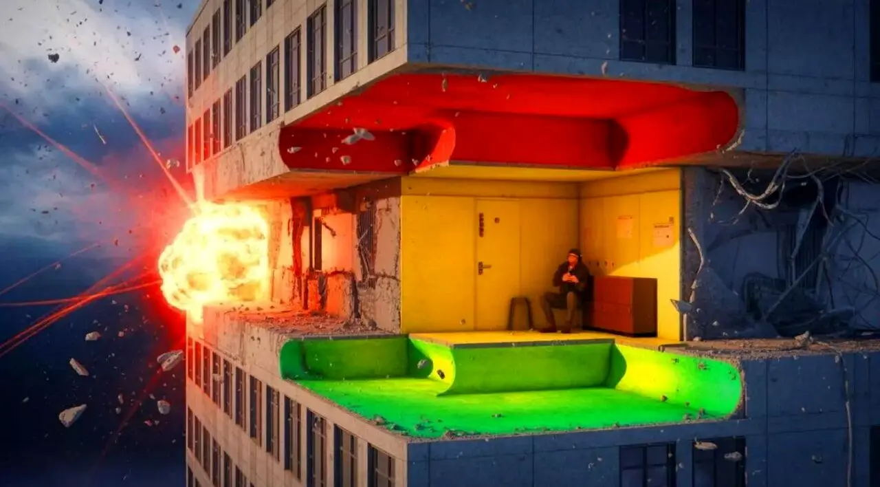 فاصله ایمن از یک انفجار مهیب چقدر است؟ / آشنایی با قانون «دو دیوار»