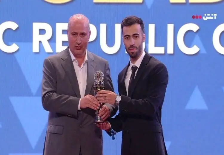 ستاره ایرانی مرد سال آسیا شد + عکس