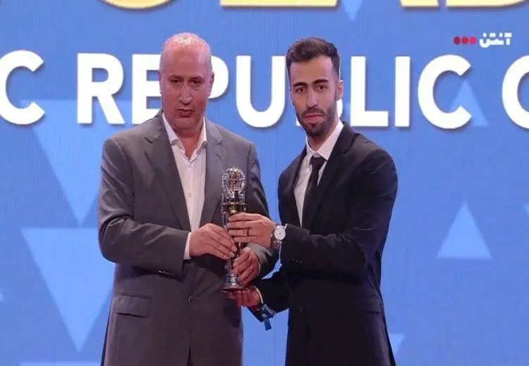 ستاره ایرانی مرد سال آسیا شد + عکس