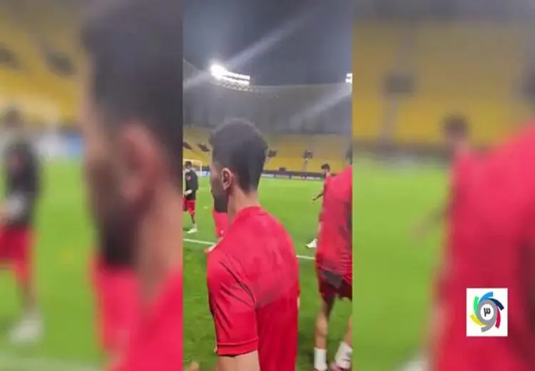 تصاویری از آخرین تمرین پرسپولیس قبل از دیدار با النصر