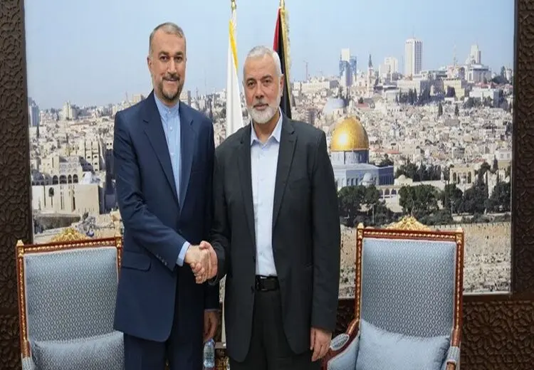 دیدار امیرعبداللهیان با هنیه در دوحه