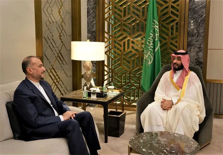 دیدار امیرعبداللهیان با محمد بن سلمان در ریاض