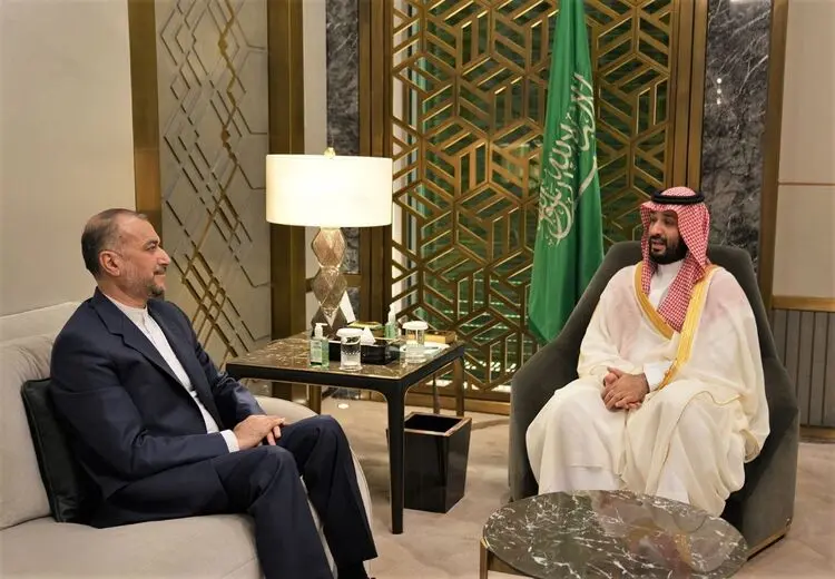دیدار امیرعبداللهیان با محمد بن سلمان در ریاض