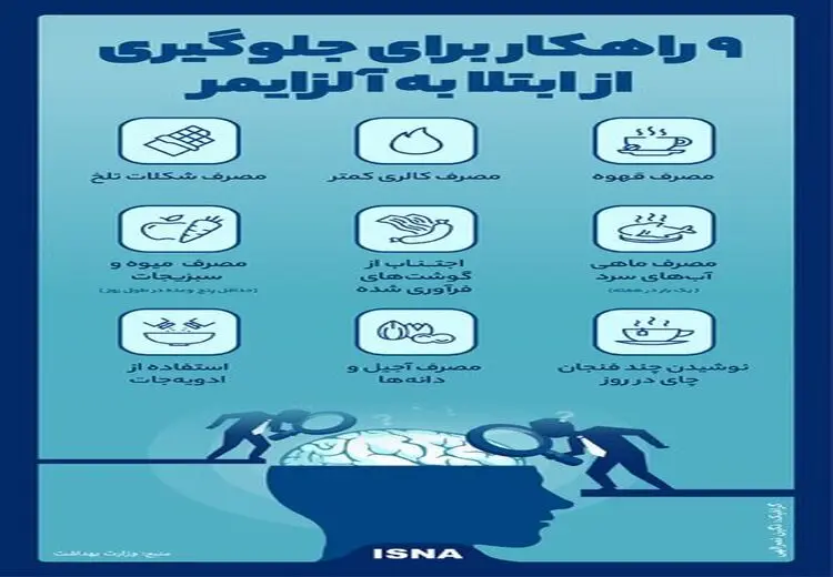 ۹ راهکار برای جلوگیری از بروز آلزایمر

