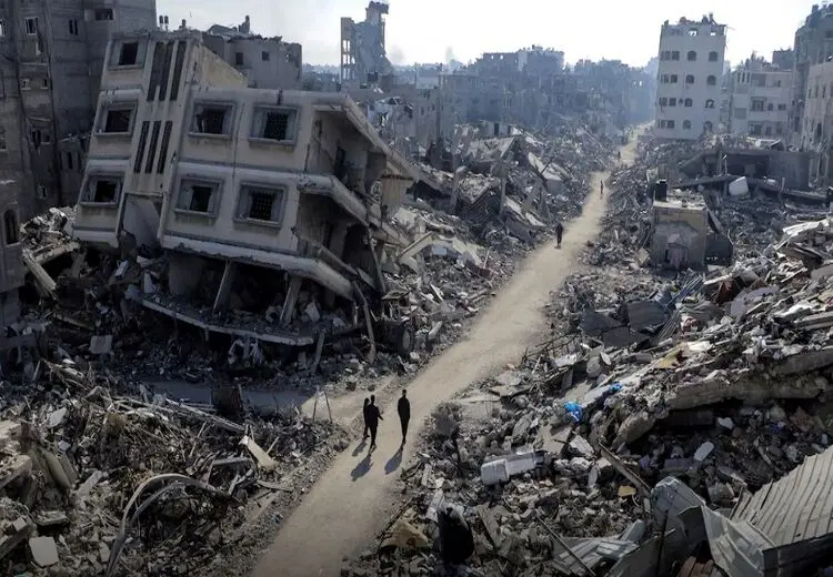نوار غزه ۳۰ برابر مساحت خود آوار دارد!