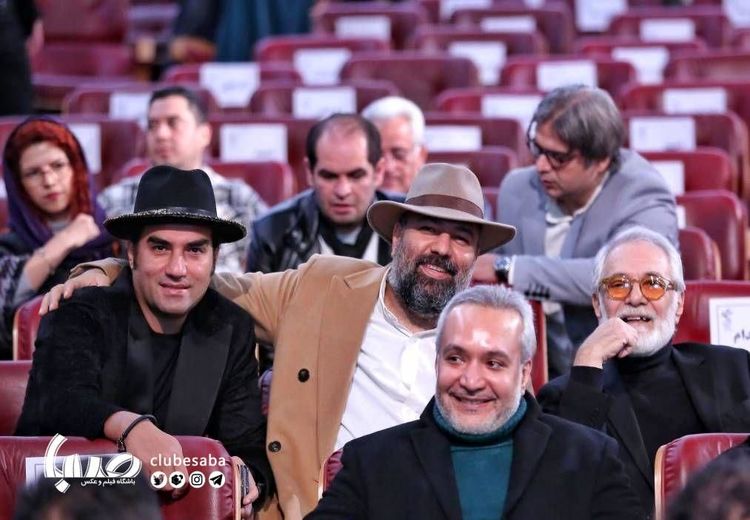 علی اوجی، رضا یزدانی و مارال بنی‌آدم در اختتامیه جشنواره فیلم فجر