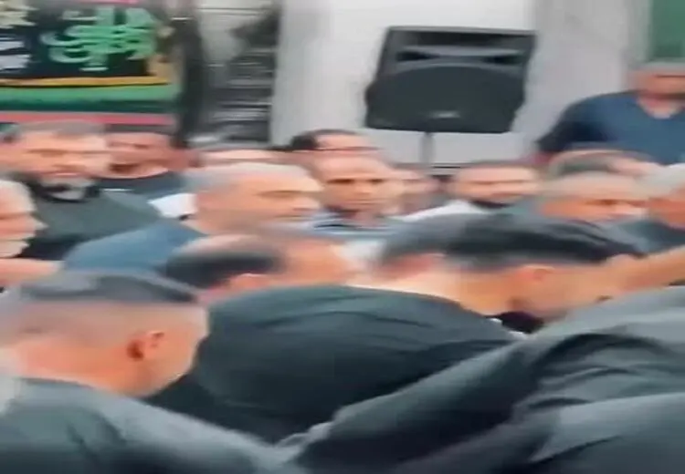 عزاداری مهدی طارمی در زادگاهش بوشهر
