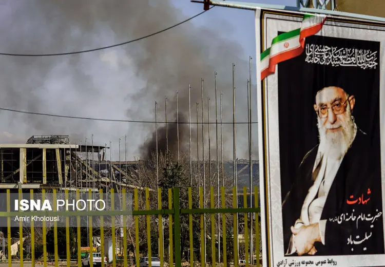 حمله موشکی به ورزشگاه ۱۲هزار نفری آزادی تهران