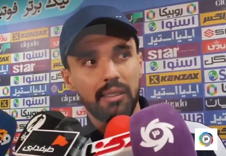 فرار امید نورافکن از هواداران پرسپولیس + عکس