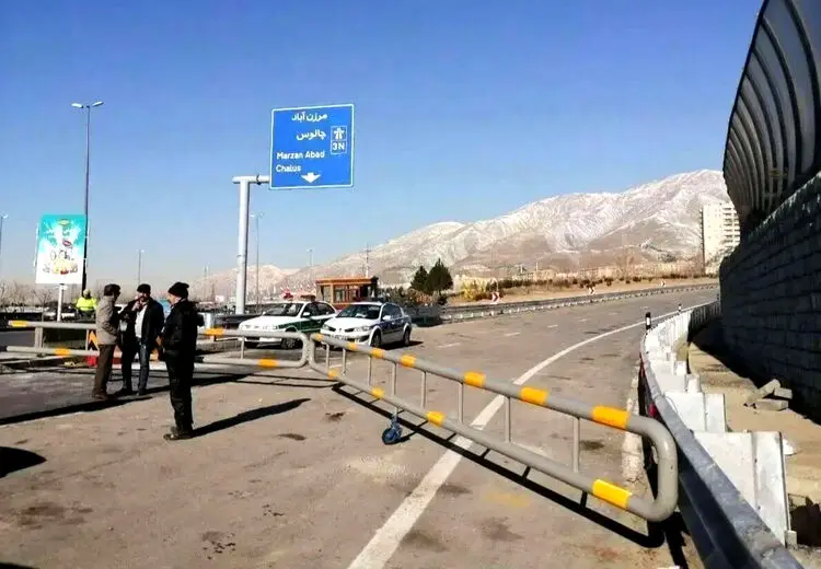 جاده کندوان مسدود می‌شود