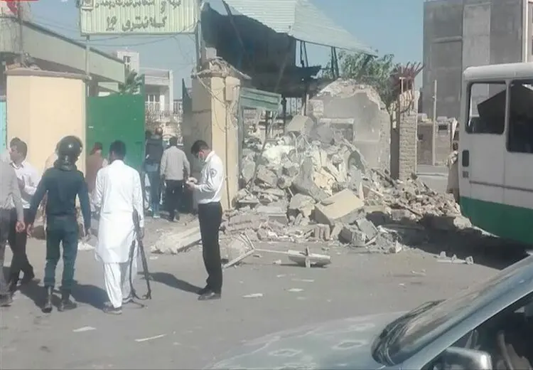 حمله انتحاری به کلانتری در زاهدان + فیلم