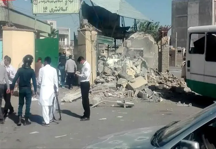 حمله انتحاری به کلانتری در زاهدان + فیلم