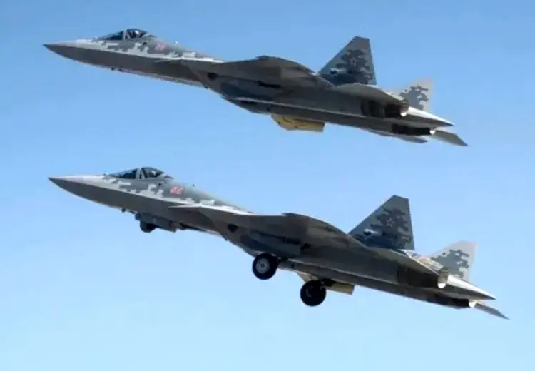 سوخو ۵۷ از مرز روسیه عبور کرد