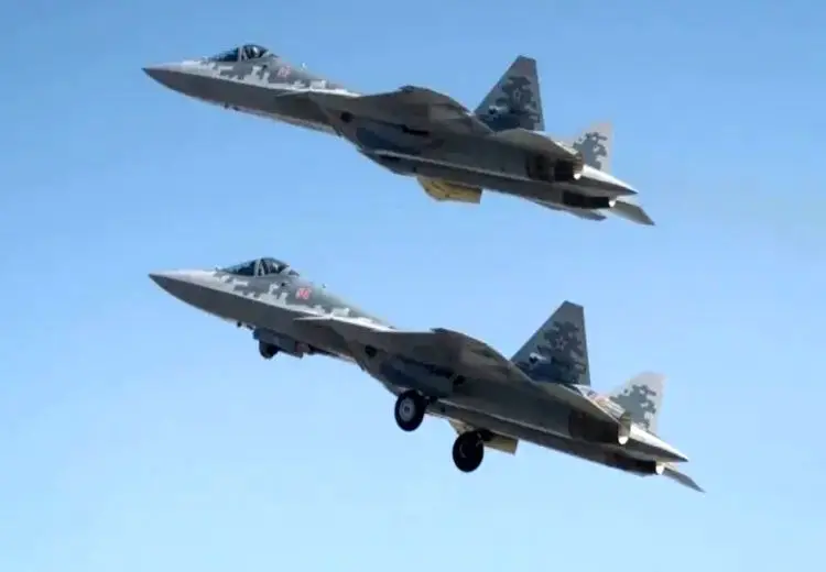 سوخو ۵۷ از مرز روسیه عبور کرد