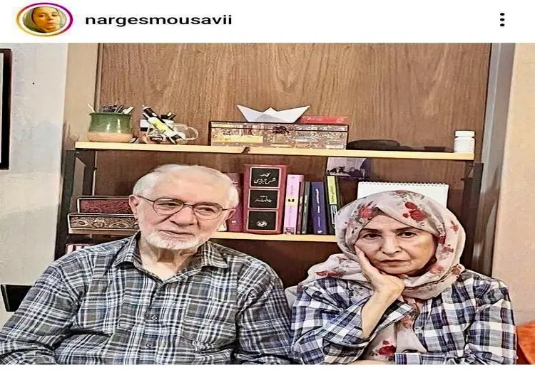 جدیدترین عکس از میرحسین موسوی و زهرا رهنورد