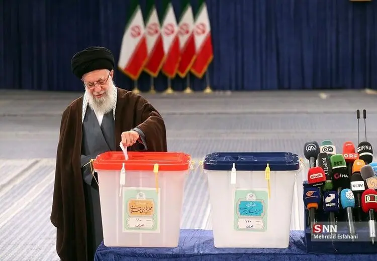 عکس برگه رأی رهبر انقلاب در انتخابات ۱۴۰۲ همراه با کدملی و تاریخ تولد