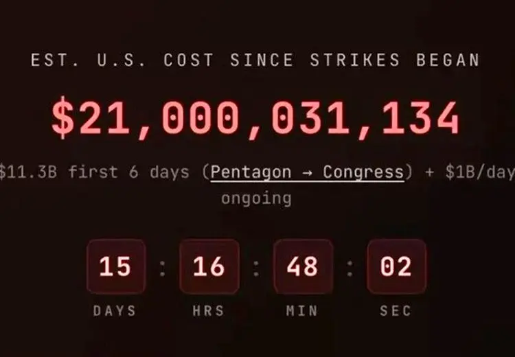 هزینه های آمریکا در جنگ ایران چقدر است؟