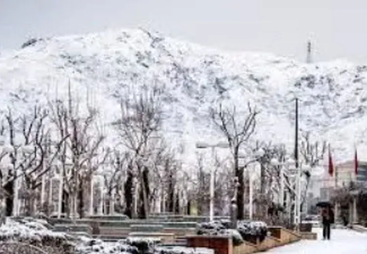 سفیدپوش شدن ارتفاعات گلستان