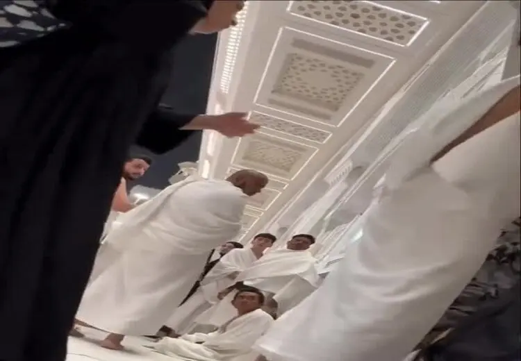 برخورد خشن مأمور سعودی با زائران خانه خدا