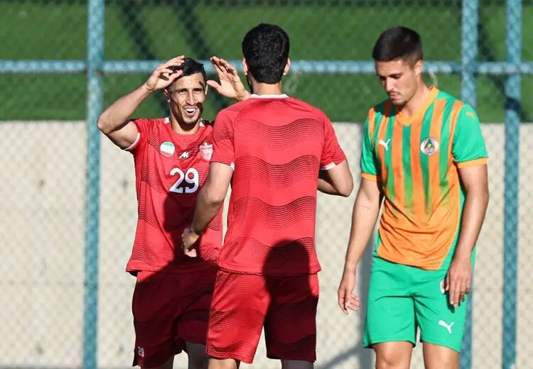 جراحت شدید علی علیپور در تمرینات پرسپولیس + عکس