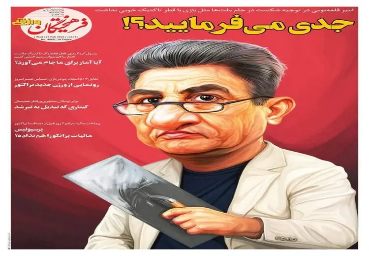 ماله‌کشی قلعه‌نویی/ کاریکاتور