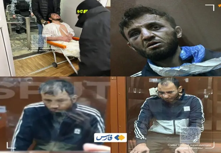 تصاویر ۴ متهم حملۀ تروریستی مسکو منتشر شد