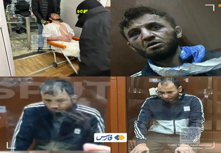 تصاویر ۴ متهم حملۀ تروریستی مسکو منتشر شد