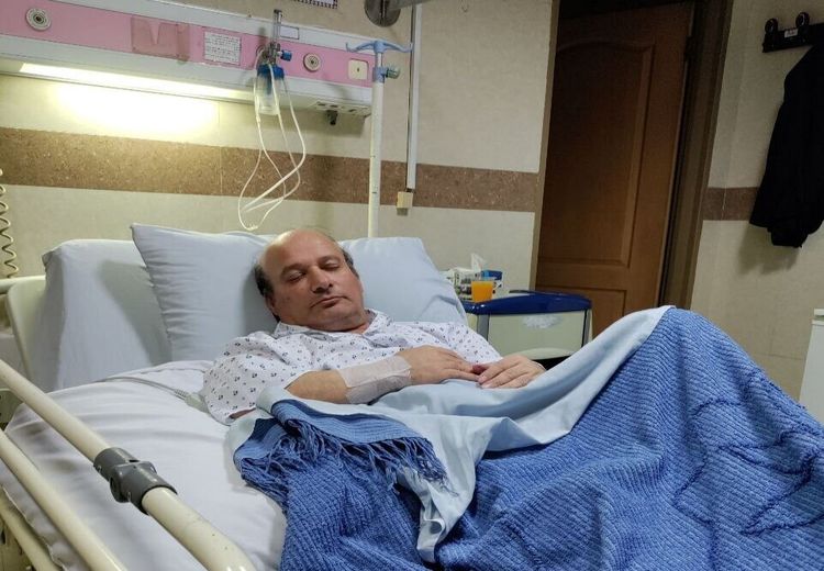انتشار اولین تصویر از قلقلی پس از سکته قلبی