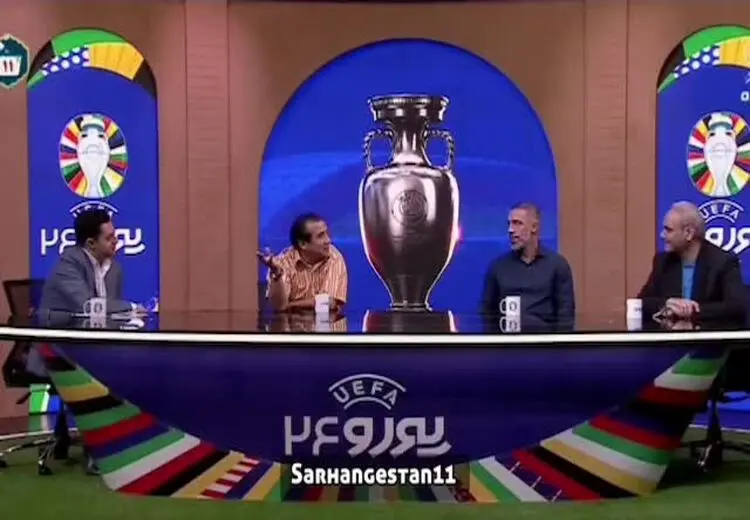 حمله خداداد عزیزی به مجری یورو 2024 بخاطر یک شوخی ساده! / فیلم