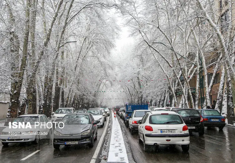 بارش باران و برف در استان تهران از ظهر شنبه