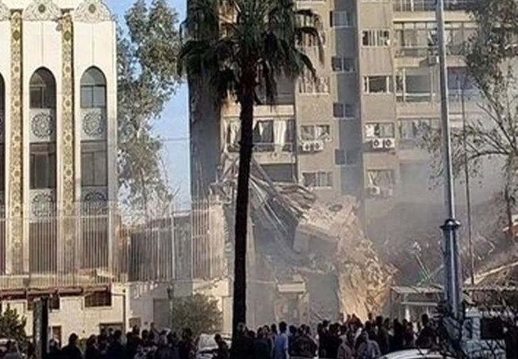 انتشار جزئیاتی جدید از حمله اسرائیل به کنسولگری ایران/ تخریب کامل ساختمان کنسولگری 