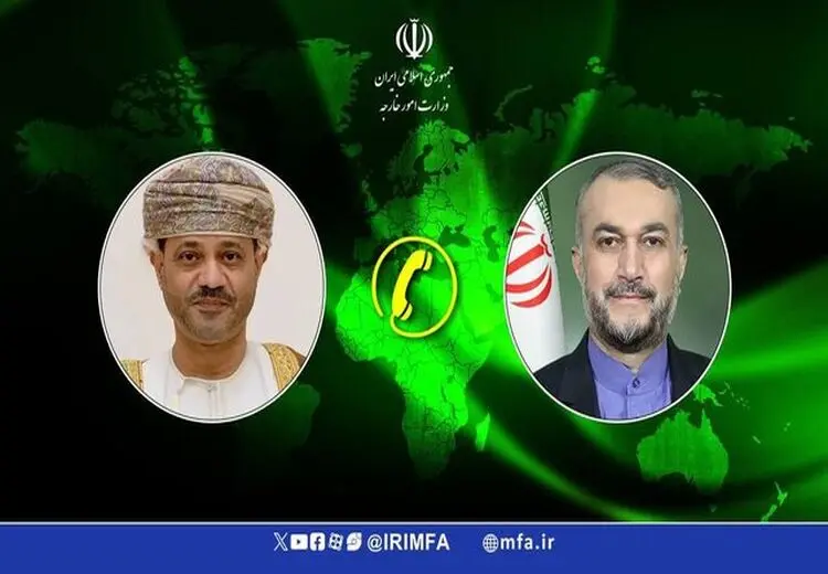 رایزنی وزیران امور خارجه ایران و عمان درباره آخرین تحولات فلسطین