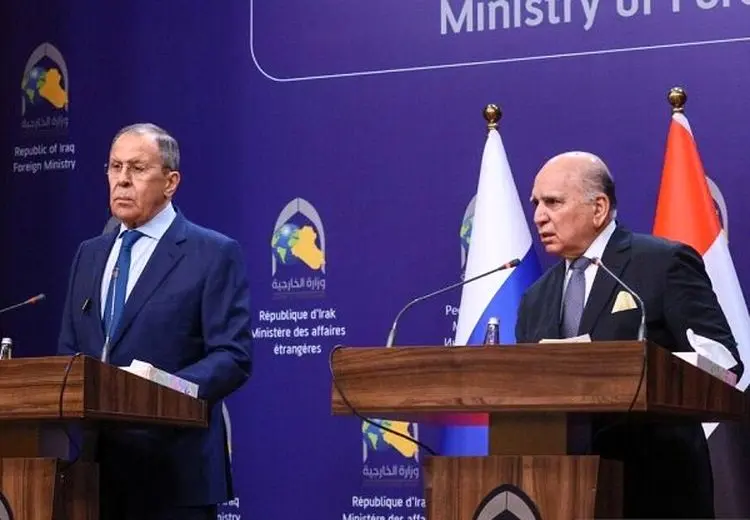 رایزنی وزرای خارجه روسیه و عراق درباره تحولات ایران