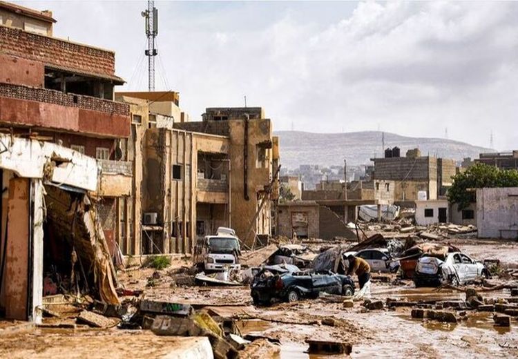 سیل و توفان ویرانگر در لیبی/ وضعیت اضطراری اعلام شد