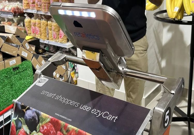 با این چرخ‌دستی هوشمند آنتی‌باکتریال در سوپرمارکتها خرید کنید!