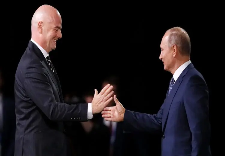 اینفانتینو دست دوستی به سوی پوتین دراز کرد 