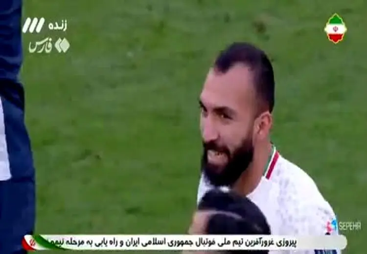 شادی مهدی طارمی روی سکوها / فیلم