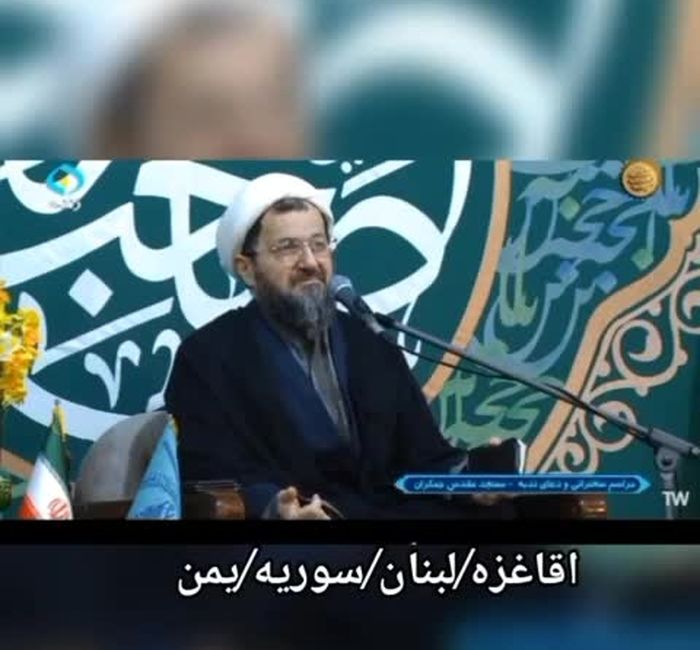 قطع پخش زنده تلویزیونی بخاطر اعتراض یک فرد به سخنران مذهبی