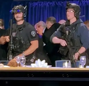 تیراندازی در مهمانی خبرنگاران با ترامپ