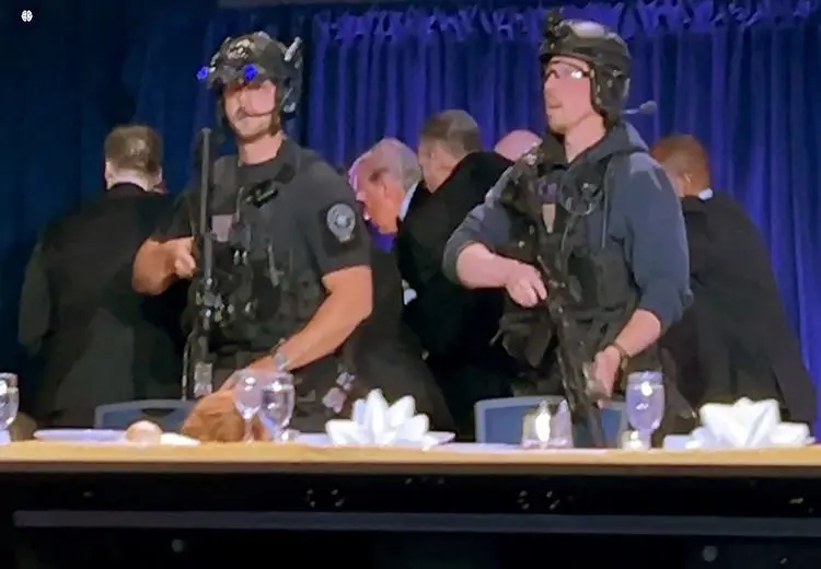 تیراندازی در مهمانی خبرنگاران با ترامپ