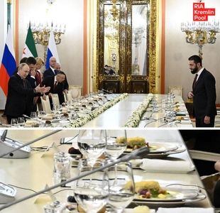 میز صبحانه پوتین برای جولانی